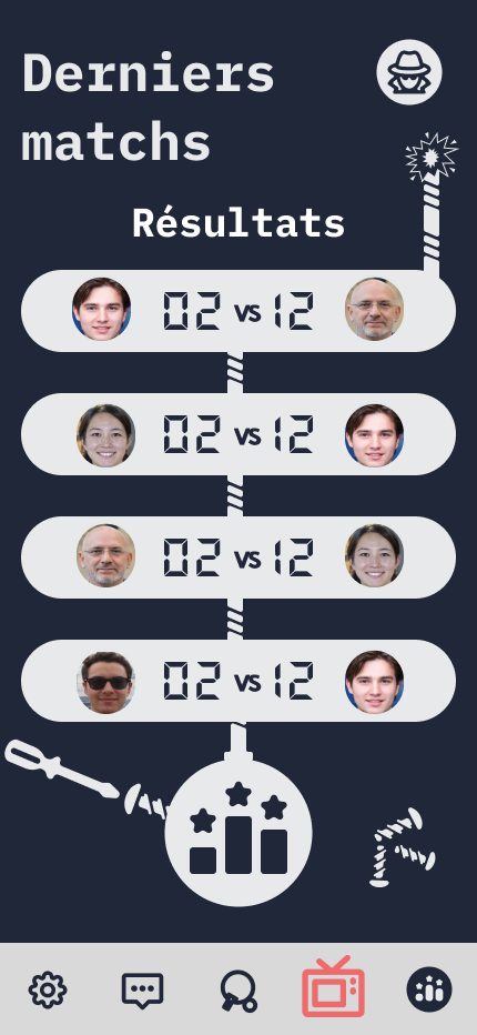 résultats-application